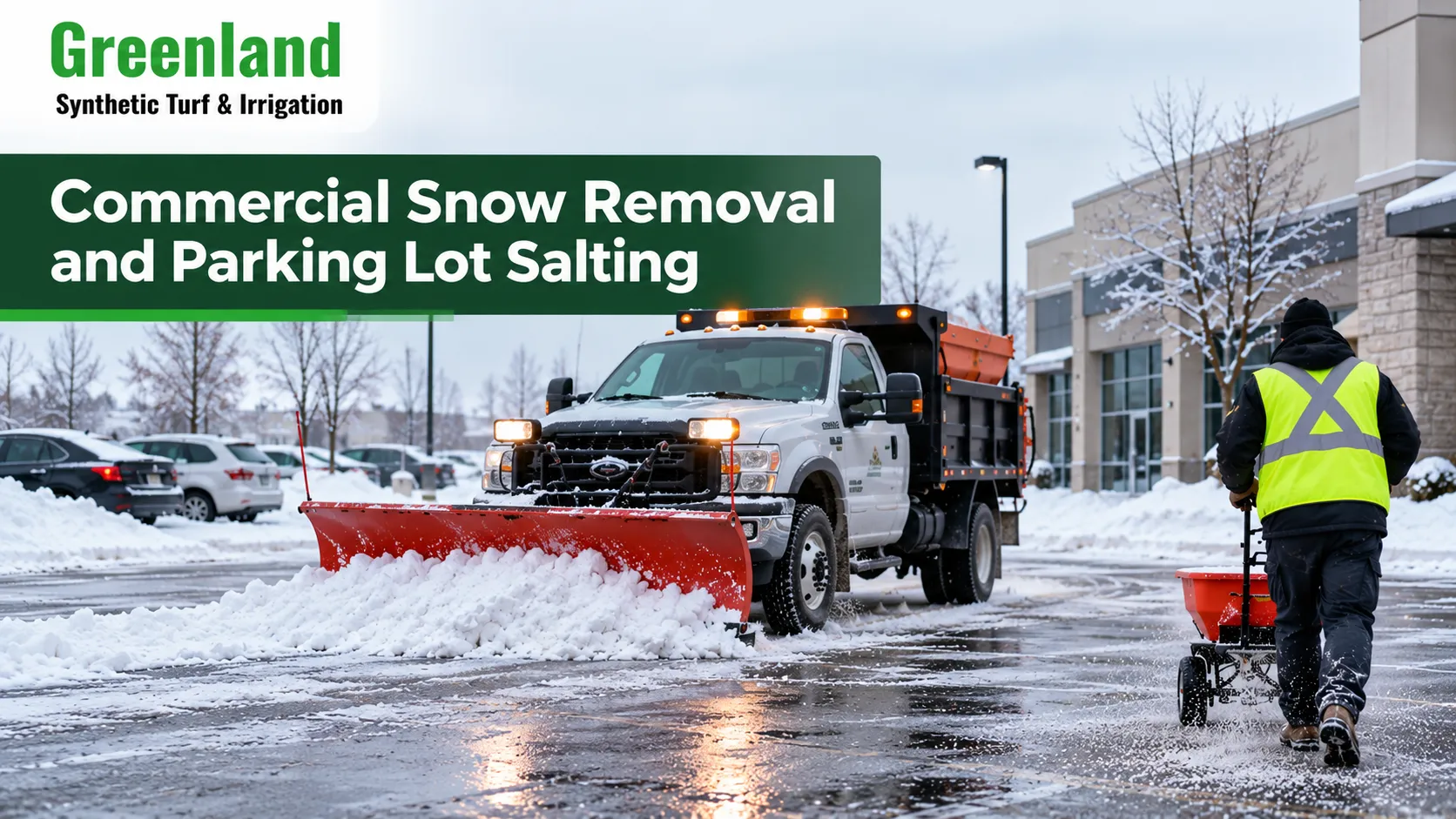 Commercial Snow Removal in Winter