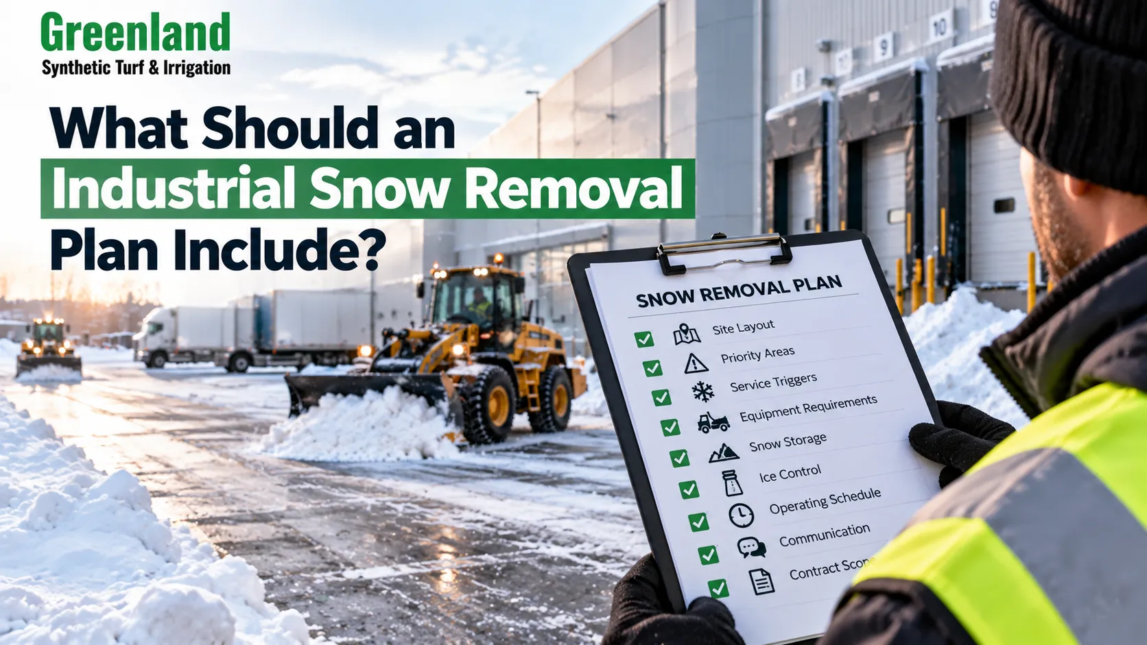 Industrial Snow Removal Plan Checklist