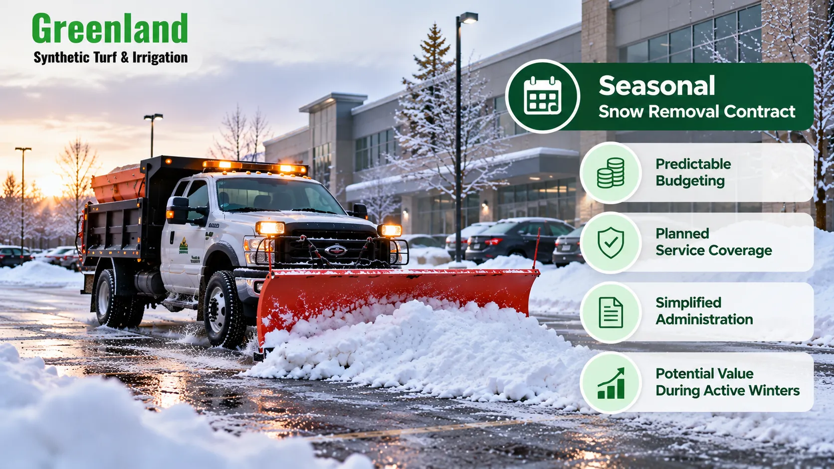 Seasonal Snow Removal at Work