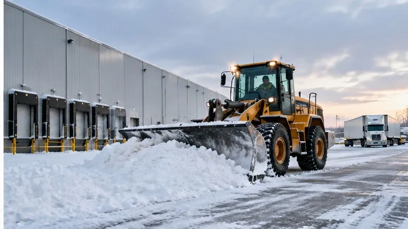 Industrial Snow Plowing